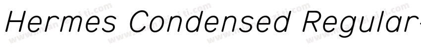 Hermes Condensed Regular字体转换